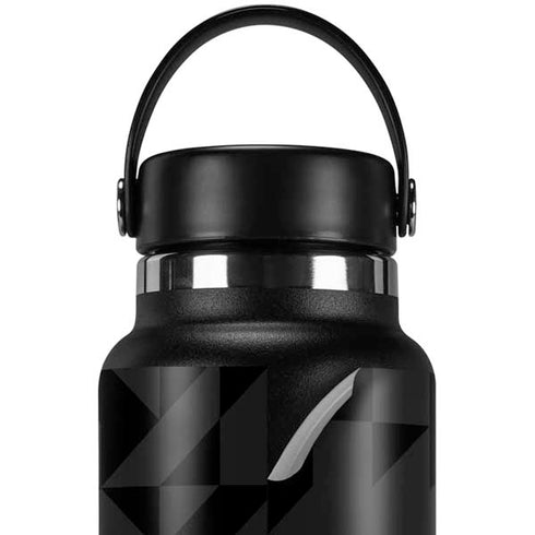 Black Geometric Hydro Flask 32oz Wide Mouth Skin
